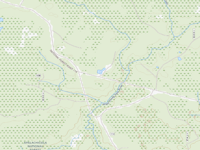 USGS topographic map of Cliff Lake Hunt Camp