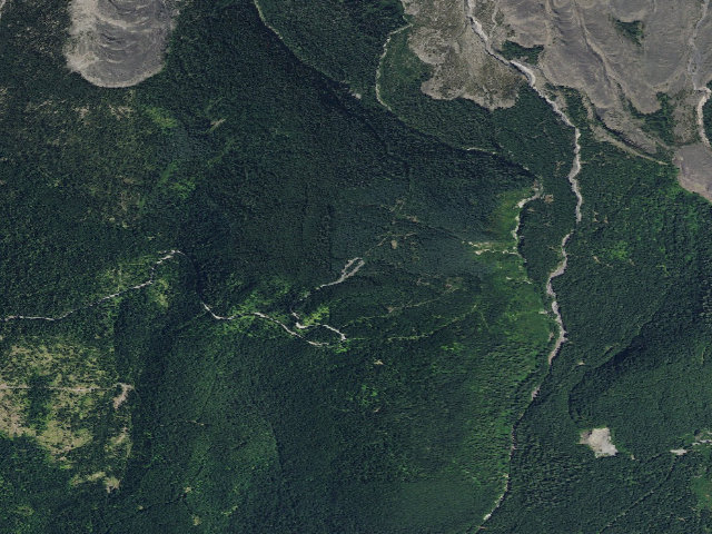 Aerial image of Climbers Bivouac