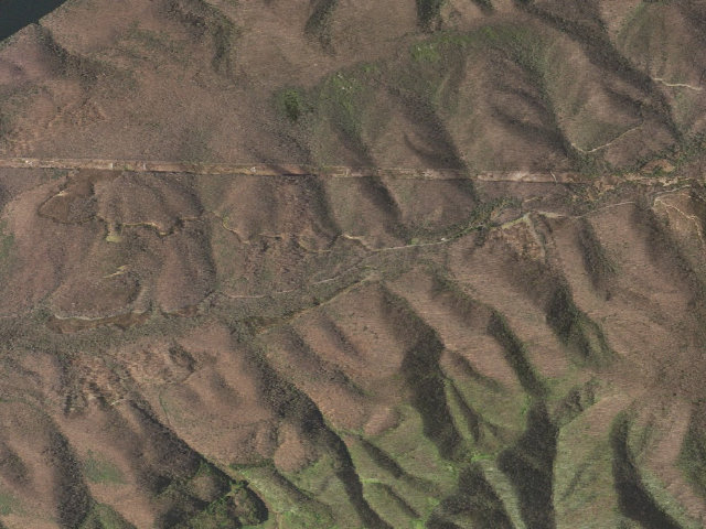 Aerial image of Clinch Mountain WMA