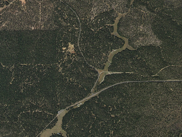 Aerial image of Clints Well Campground