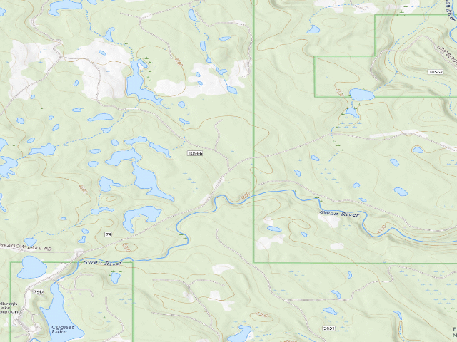 USGS topographic map of Closed Road 10566