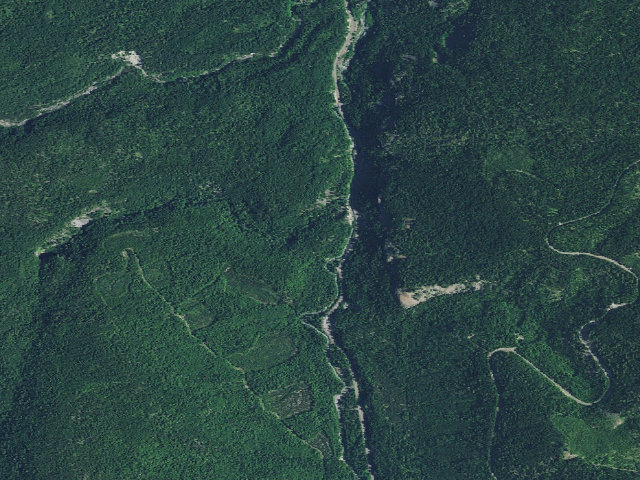 Aerial image of Cloud Cap Saddle