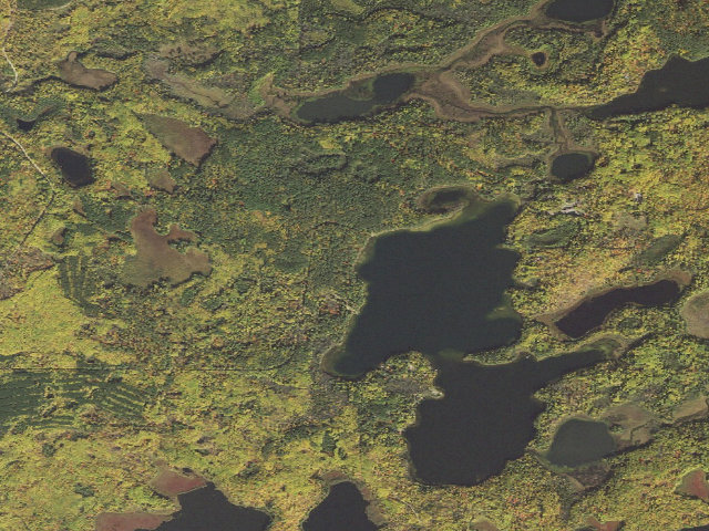 Aerial image of Clubhouse Campground