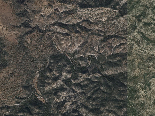 Aerial image of Coal Creek Campground