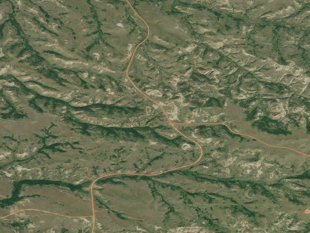 Aerial image of Coal Creek