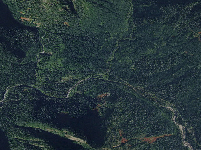 Aerial image of Coal Creek