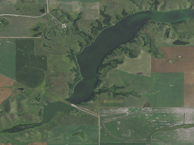 Aerial image of Coal Lake WMA (McLean County)