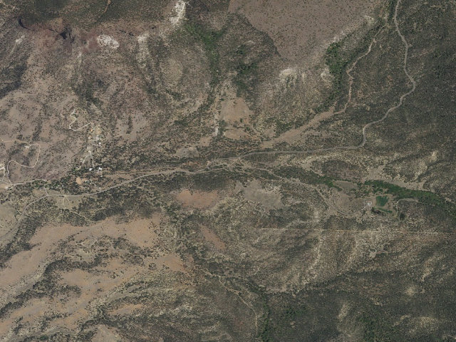 Aerial image of Coal Mine Campground