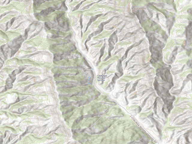 USGS topographic map of Coalinga Mineral Springs