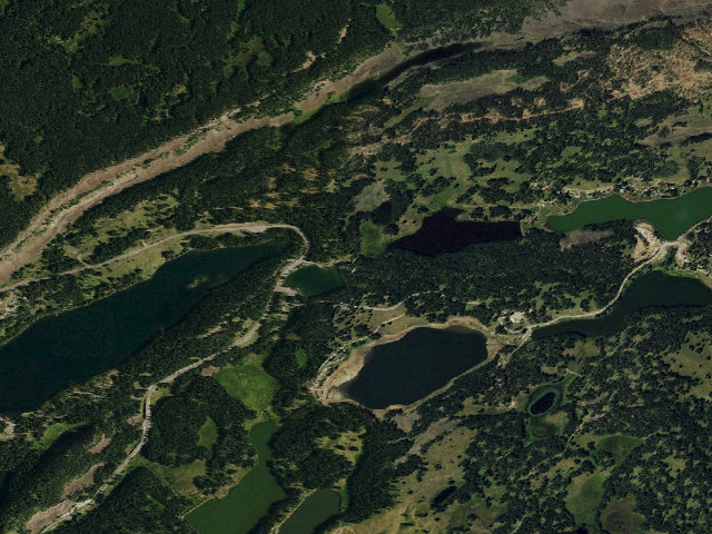 Aerial image of Cobbett Campground