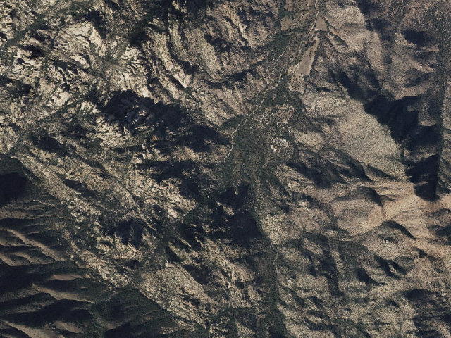Aerial image of Cochise Stronghold Campground