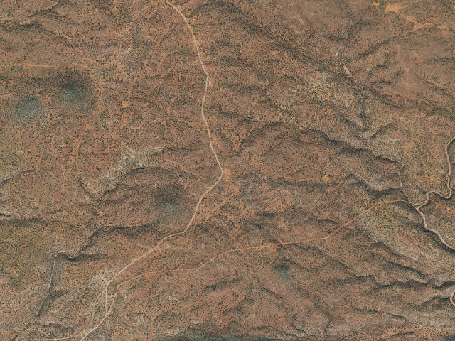 Aerial image of Cockscomb Dispersed Camping Area