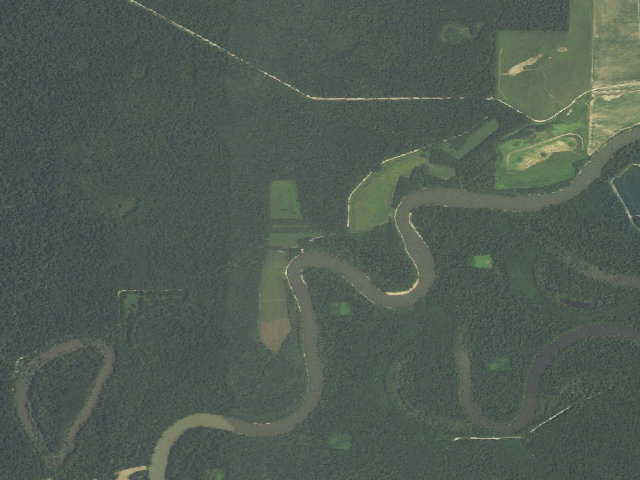 Aerial image of Coffey Access Camping Area
