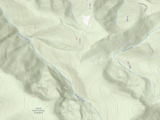 USGS topographic map of Cold_Cr-007A