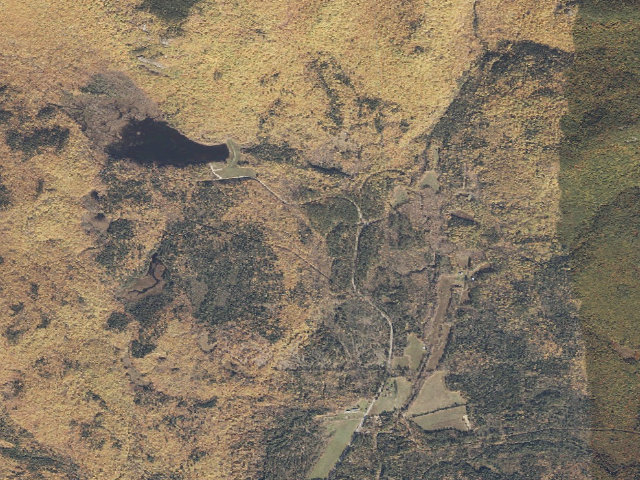 Aerial image of Cold River