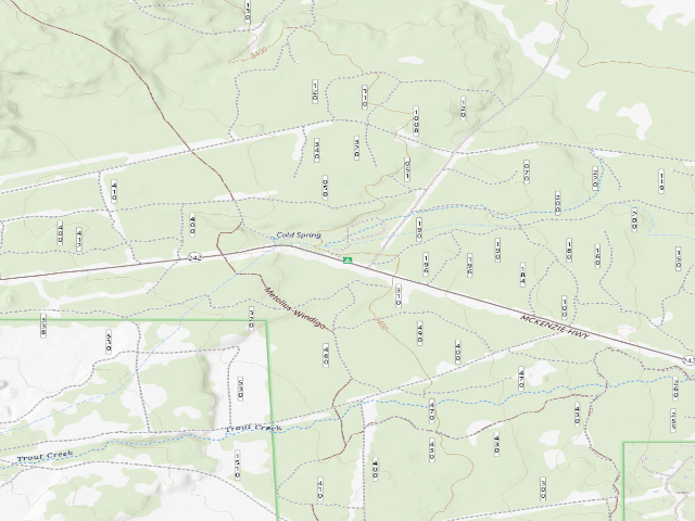 USGS topographic map of Cold Spring