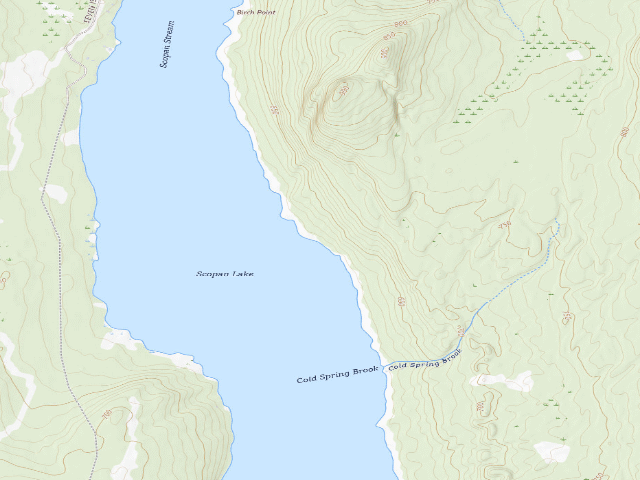 USGS topographic map of Cold Spring (Scopan Public Land)