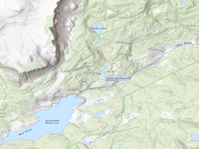 USGS topographic map of Cold Springs