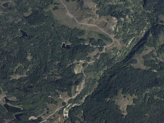 Aerial image of Cold Springs CUA Dispersed