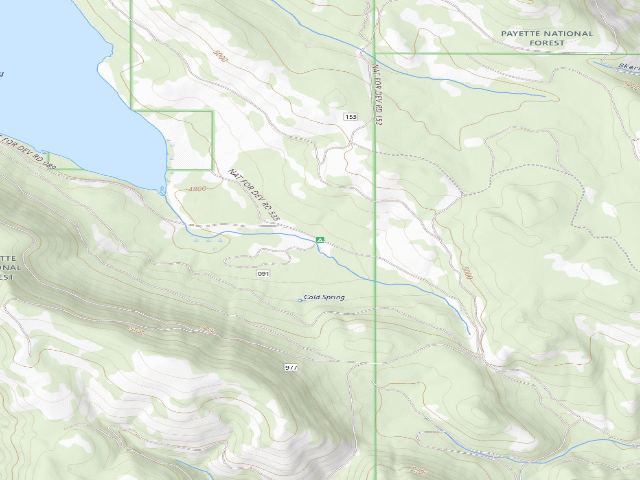 USGS topographic map of Cold Springs