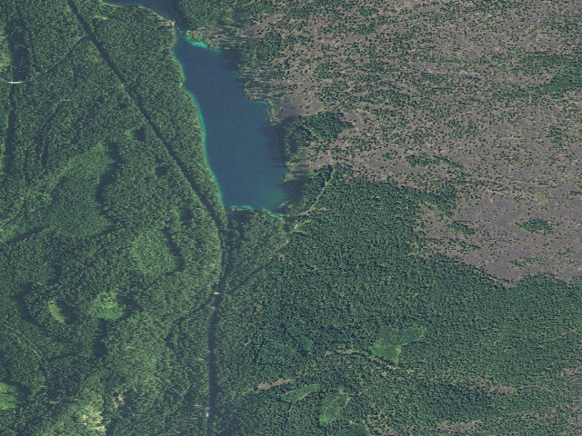 Aerial image of Coldwater Cove