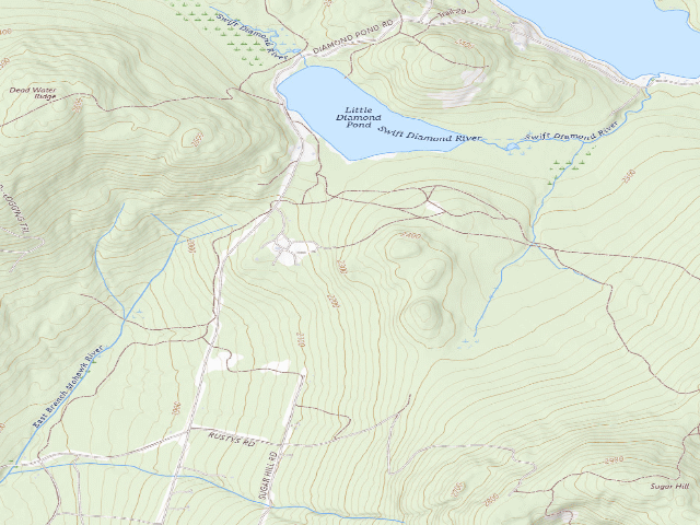 USGS topographic map of Coleman State Park