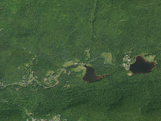 Aerial image of Colgate Lake Designated Primitive Tent Site [DEC #16108] (Colgate Lake Wild Forest)