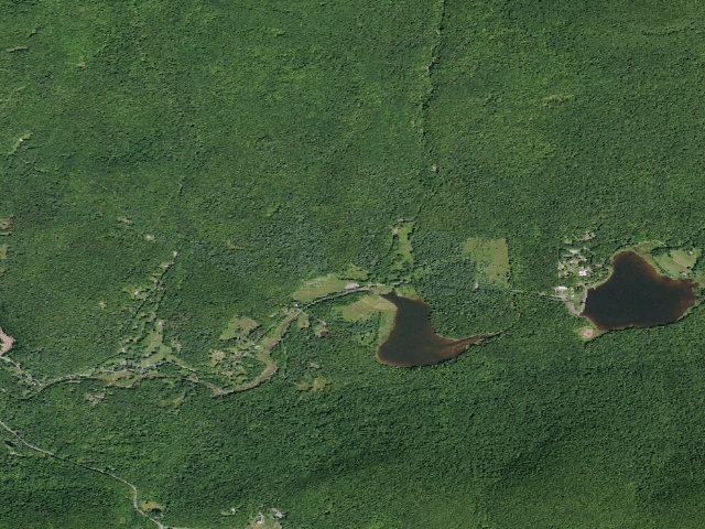Aerial image of Colgate Lake Primitive Tent Site [DEC #16107] (Colgate Lake Wild Forest)