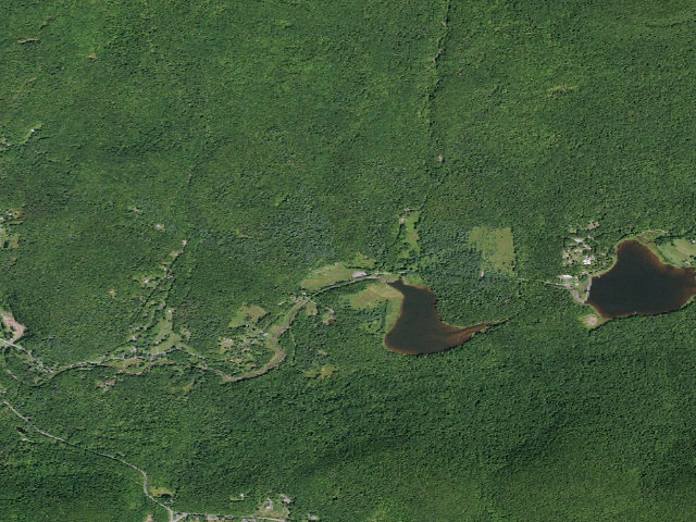 Aerial image of Colgate Lake Primitive Tent Site [DEC #16109] (Colgate Lake Wild Forest)