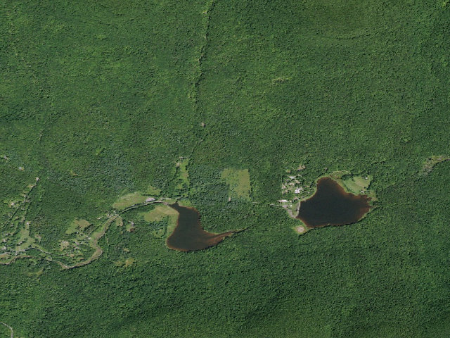 Aerial image of Colgate Lake Trail Primitive Tent Site [DEC #16104] (Colgate Lake Wild Forest)