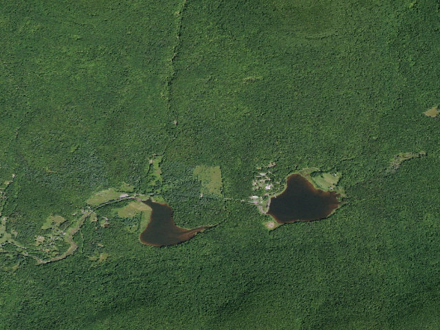 Aerial image of Colgate Lake Trail Primitive Tent Site [DEC #16105] (Colgate Lake Wild Forest)