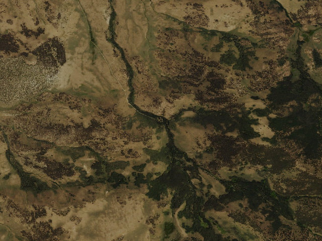 Aerial image of Columbine Campground