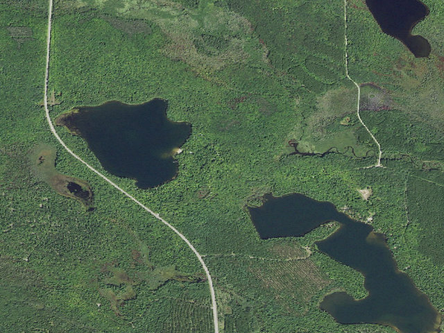 Aerial image of Colwell Lake Recreation Area