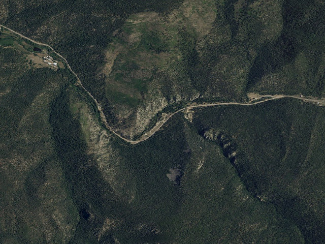 Aerial image of Comales Campground
