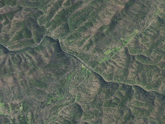 Aerial image of Conasauga River Campground