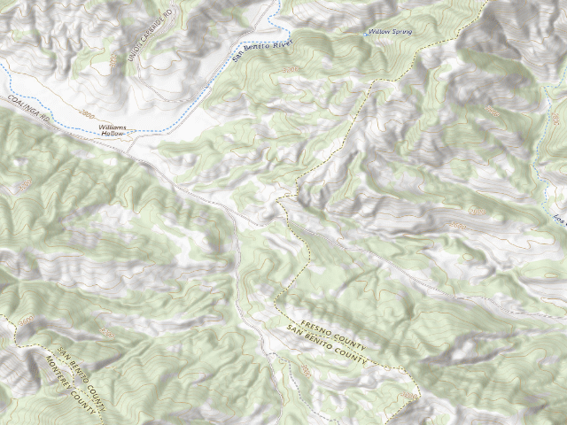 USGS topographic map of Condon Peak