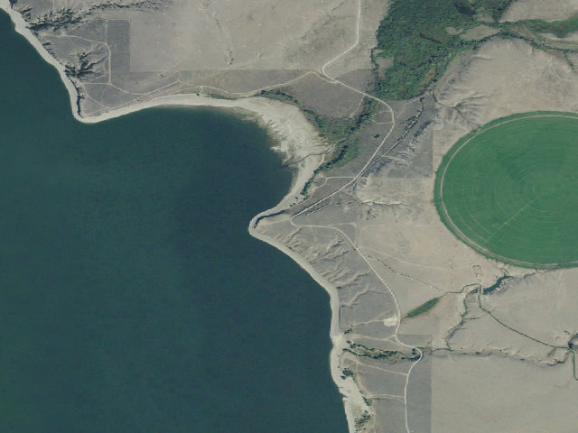Aerial image of Confederate Campground