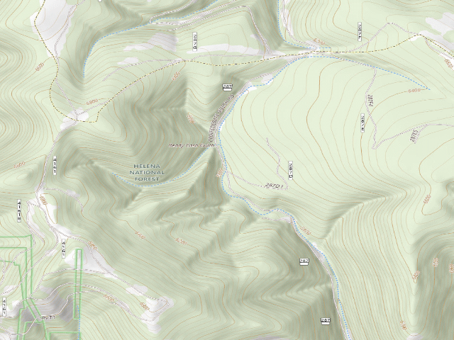 USGS topographic map of Confederate Rd 287 009