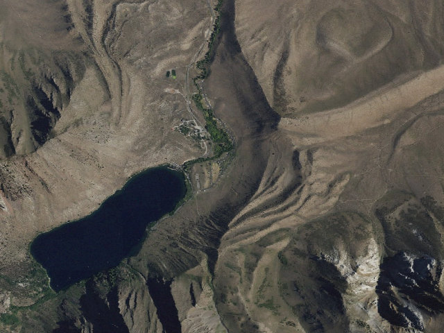 Aerial image of Convict Lake Cg