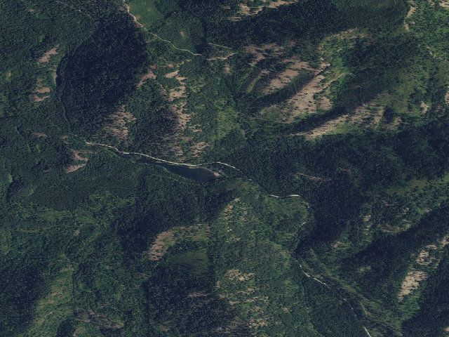 Aerial image of Cooks Lake