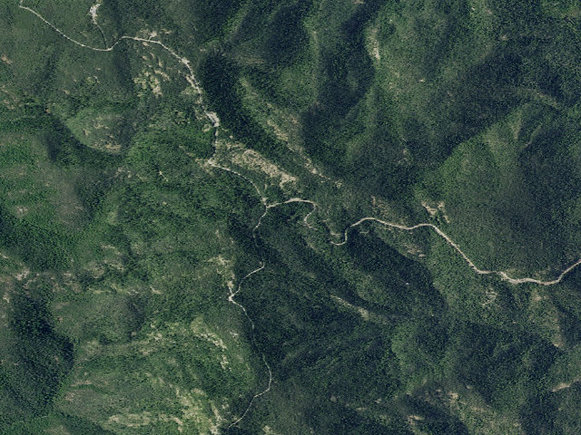 Aerial image of Coon Mtn. Shelter