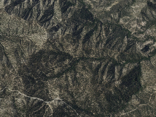 Aerial image of Cooper Canyon Trail Camp