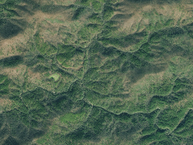 Aerial image of Cooper Creek Campground