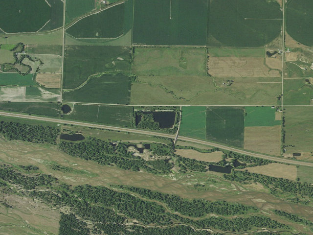 Aerial image of Coot Shallows WMA