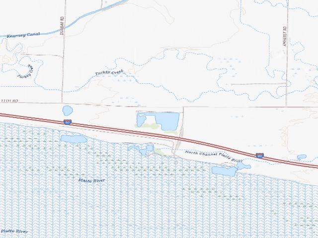 USGS topographic map of Coot Shallows WMA