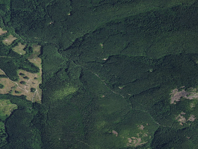 Aerial image of Copper City Campsite