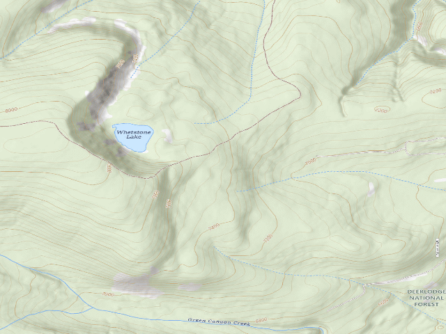 USGS topographic map of Copper Creek-001