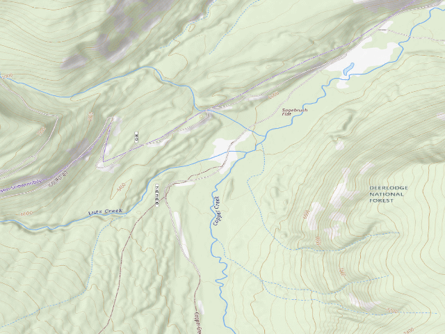 USGS topographic map of Copper Creek-002
