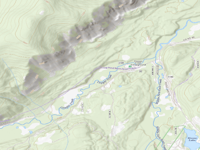 USGS topographic map of Copper Creek-015
