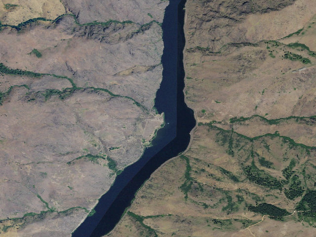 Aerial image of Copper Creek Campground